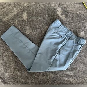 Banana Republic - Men's Light Blue Flat Front Slim Golf Pants, Size 34W x 30L